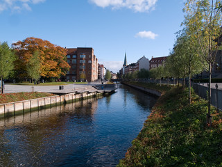 Fototapeta na wymiar Aarhus w Danii