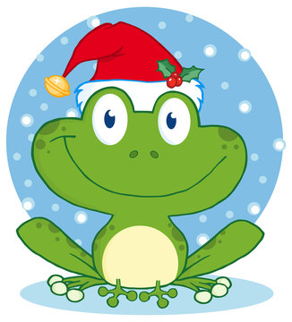 Christmas Happy Frog