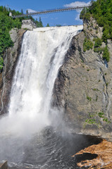 Montmorency Falls, near Quebec city (Canada)