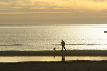 Passeggiata sulla spiaggia