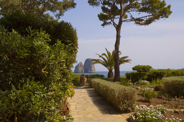 Faraglione Rocks on the Island of Capri Italy