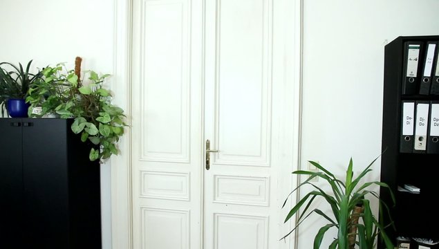 Ein Gesch&auml;ftsmann lockt mit Geldschein