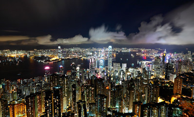 Fototapeta premium Hong Kong night