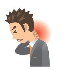 ビジネスマン B 病気 首こり