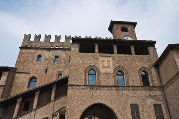 Podest&agrave;'s Palace. Castell'Arquato. Emilia-Romagna. Italy.