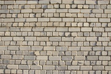 White brick wall. Architectural details backdrop.