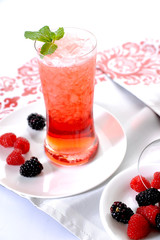 Strawberry cocktail