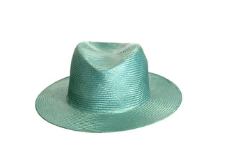 cobalt blue straw hat