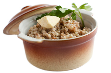 Food for health and beauty. Fresh porridge