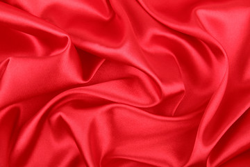 Smooth elegant red silk background, can use as background