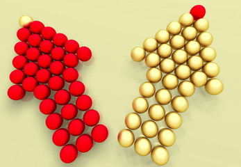 conceptual image of teamwork