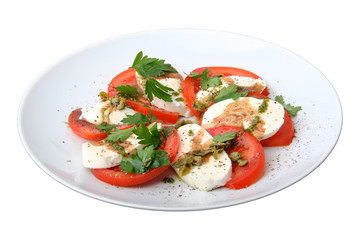 Mozzarella with tomato