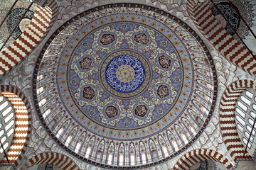 Dome patterns of Selimiye Mosque