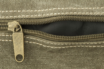 Beige zip on bag © Deyan Georgiev
