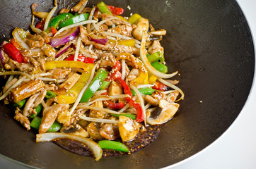 Fresh Chicken with mix vegetables