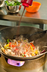 Wokking mix vegetables