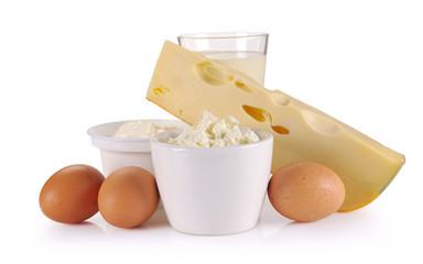 dairy products, cheese and eggs