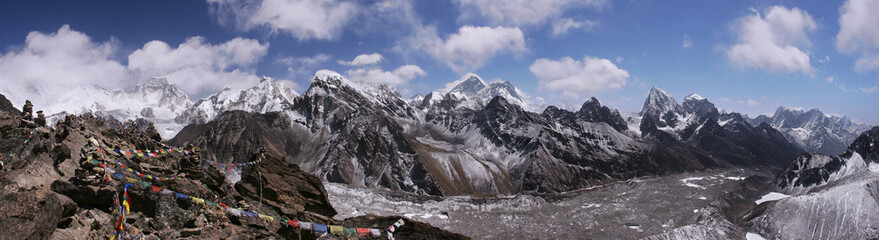 Top van de wereld in de Himalaya, Nepal