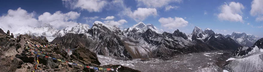 Fotobehang Makalu Top van de wereld in de Himalaya, Nepal