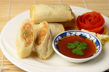 Vietnamese spring rolls