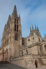 Fototapeta na wymiar Catedral de Burgos, Castilla y León, España