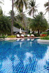 Fototapeta na wymiar tropical resort in Thailand - travel and tourism image.