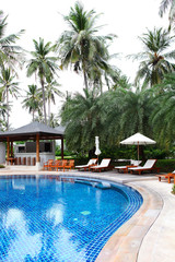 Tropical resort in Thailand - travel and tourism image.