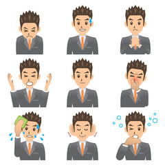 ビジネスマン B 表情3