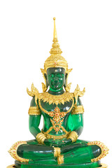 Fototapeta premium Colse-up emerald buddha image