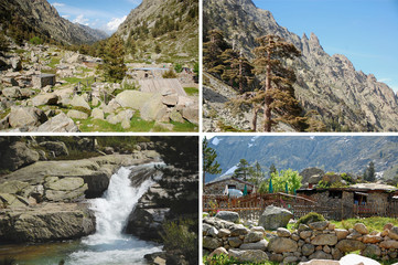 Naklejka premium vallée de la restonica