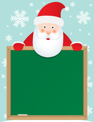 santa claus banner background, for christmas holidays