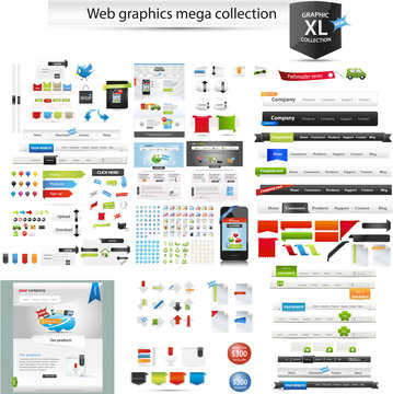Web graphics mega collection - startup graphics