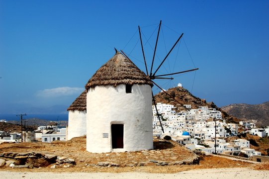 Windmill Chora Ios Island Cyclades