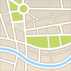 Background of city map