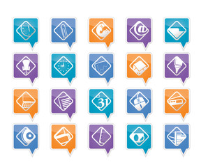 Business and Office tools icons vector icon set 2