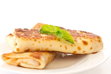 Pancakes stuffed with