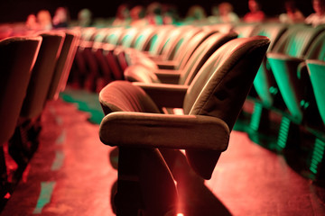 brown theater seats