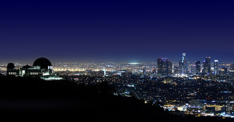 Los Angeles Above Griffith Observatory Los Angeles, California - 37821321