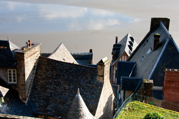 Toitures au Mont Saint Michel