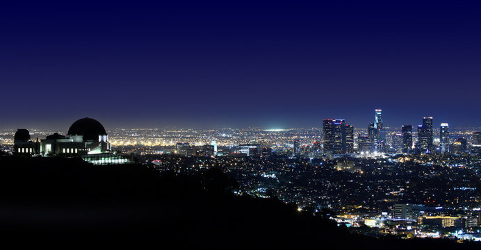 Los Angeles Above Griffith Observatory Los Angeles, California