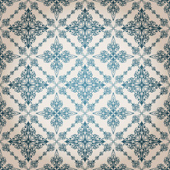 vector seamless vintage floral pattern