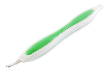 Tool for manicure on a white background