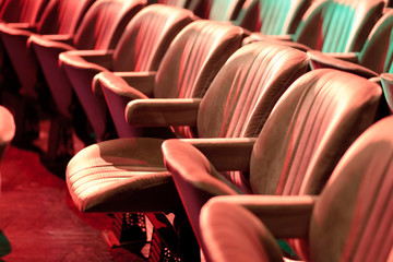 brown theater seats