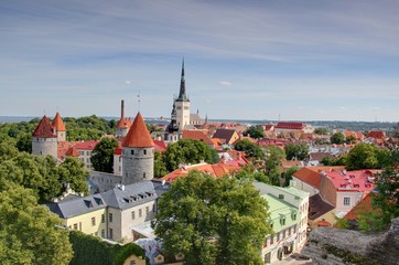 Obraz premium vue générale de tallinn