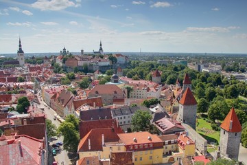 Fototapeta premium vue générale de tallinn