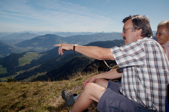 Hiking with my parents