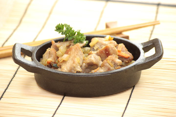 sauté de porc