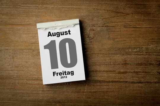 10 August