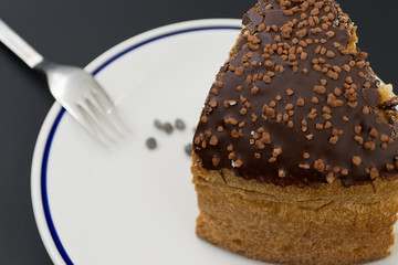 pandoro slice seen from above