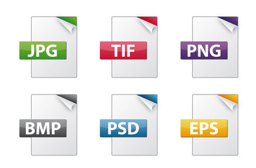 Dateiendungen Dokumentenymbole - Sammlung 03